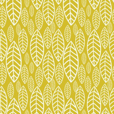 Vektör yaprak seamless modeli