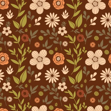 Renkli parlak seamless modeli. Renkli vektör arka plan. Sonbahar sıcak renkler