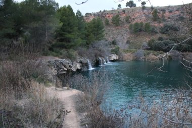 Lagunas de Ruidera 'da Şelale La Mancha.