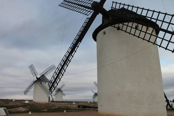 Quixote Windmills Campo Criptana — Stock Photo, Image
