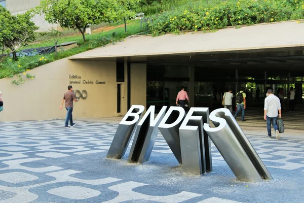 25 de marzo de 2015 - BNDES (Banco de Desarrollo de Brasil), sede en Río de Janeiro — Foto de Stock