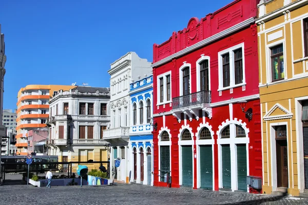 Παλιά σπίτια στην Curitiba - Βραζιλία — Φωτογραφία Αρχείου