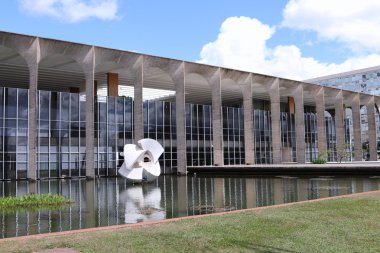 Brasilia, Brezilya - 18 Temmuz 2015: Itamaraty Palace (Brezilya Bakanlığı dış ilişkiler).