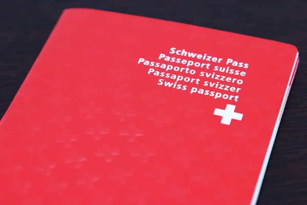 Passaporte suíço — Fotografia de Stock