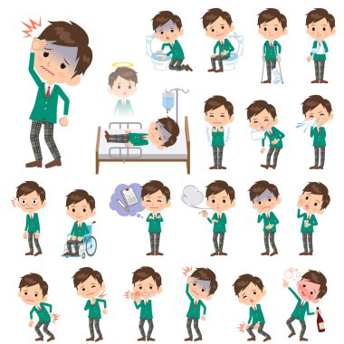 Öğrenci yeşil ceket kaynaklanan hastalıklar hakkında