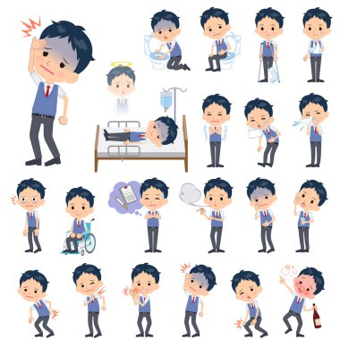 okul çocuğu mavi yelek kısa kollu gömlek hastalık hakkında