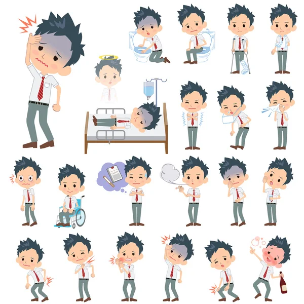 okul çocuğu beyaz hastalık hakkında kısa kollu gömlek