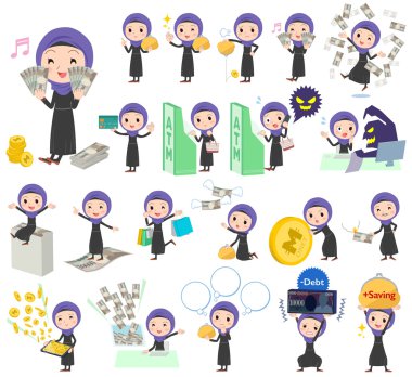 Arap kadınları para