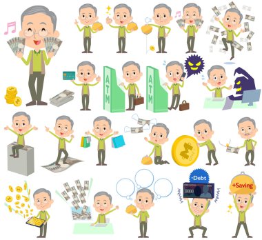 Yeşil yelek dedesi para