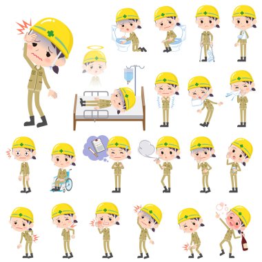 kask inşaat işçisi kadın hastalık