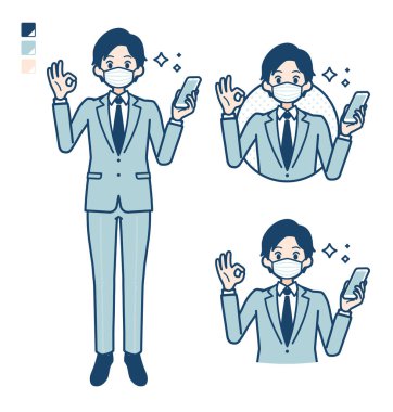 Akıllı telefon tutan ve 