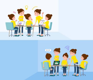 Bir grup kadının intraserebral toplantısı var. Yönlendirmesi çok kolay..