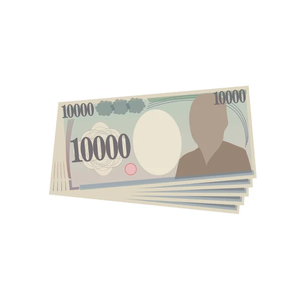 000 Yen Illustration Vectorielle Facile Éditer — Image vectorielle