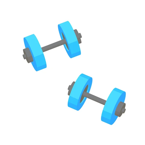 Dumbbell Vector Ilustración Que Fácil Editar — Archivo Imágenes Vectoriales