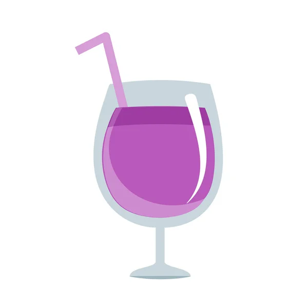 Grape Juice Vector Illustration Easy Edit — Stock Vector
