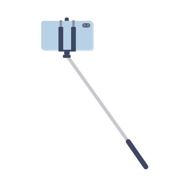 Selfie Stick Continente Africano Ilustración Vectorial Que Fácil Editar — Vector de stock