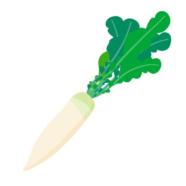 Turp. Vektör illüstrasyonunu düzenlemek kolaydır..