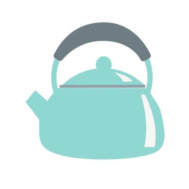Kettle.Vektör illüstrasyonunu düzenlemek kolaydır.