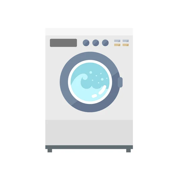 Drum Type Washing Machine Vector Illustration Easy Edit — Stockový vektor