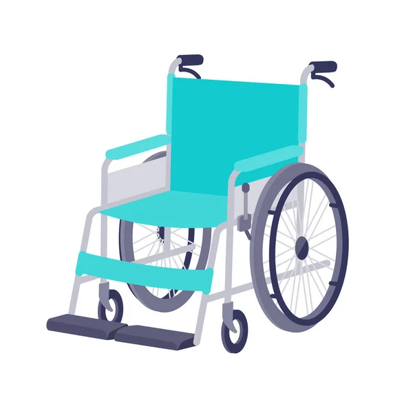 Wheelchair Normal Type Self Propelled Type Diagonally Forward Vector Illustration — Wektor stockowy