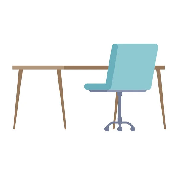 Office Desk Chair Vector Illustration Easy Edit — Wektor stockowy