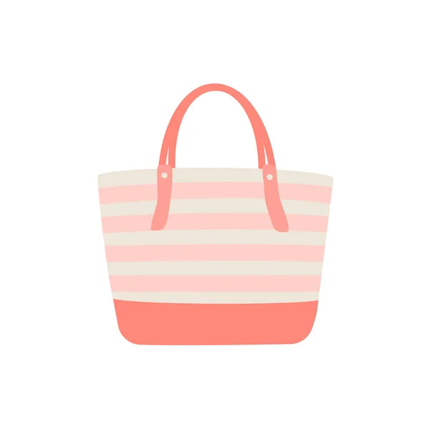 Casual Tote Bag Vector Illustration Easy Edit — Wektor stockowy