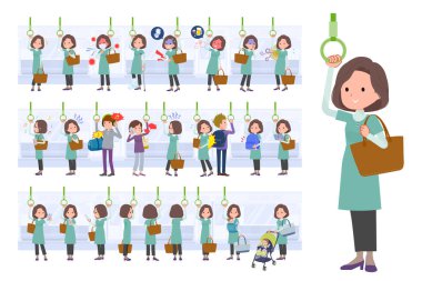 Trende bir grup orta yaşlı kadın var. Yönlendirmesi çok kolay..