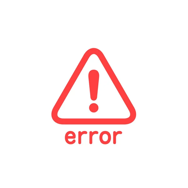 Error Vector Illustration Easy Edit — Stock Vector