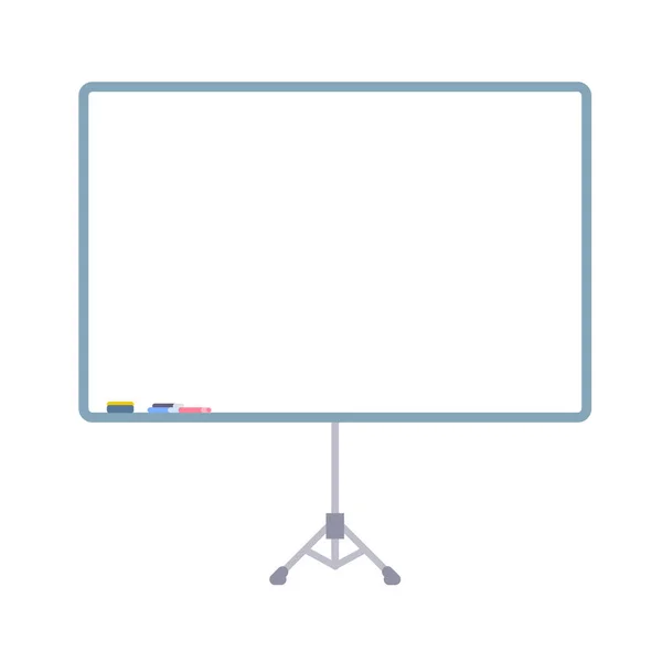 Whiteboard Vector Ilustración Que Fácil Editar — Archivo Imágenes Vectoriales