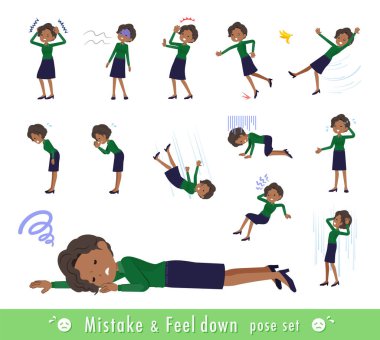 Başarısızlık ve depresyon yaşayan bir grup siyahi iş kadını. Yönlendirmesi çok kolay..