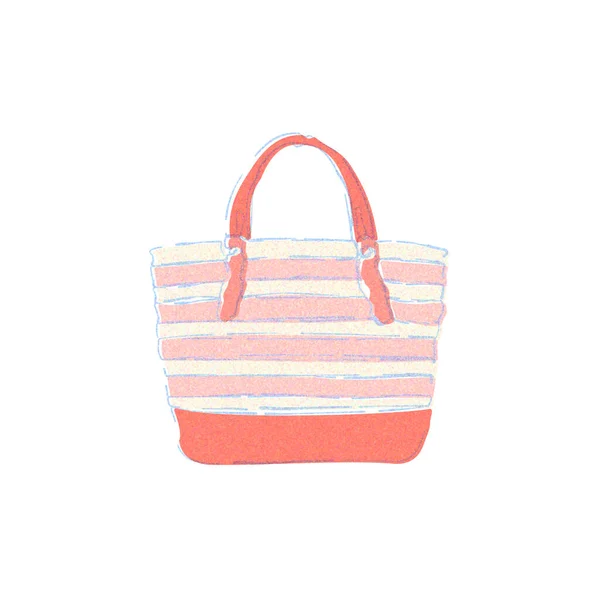 casual tote bag.It is a watercolor touch.