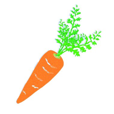 Havuç. Suluboya bir dokunuş..