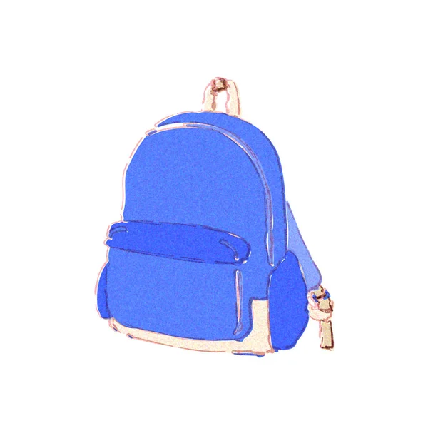 Rucksack Ist Ein Aquarell Touch — Stockfoto