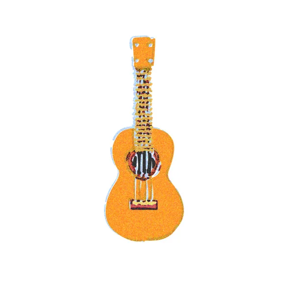 Ukulele Suluboya Bir Dokunuş — Stok fotoğraf