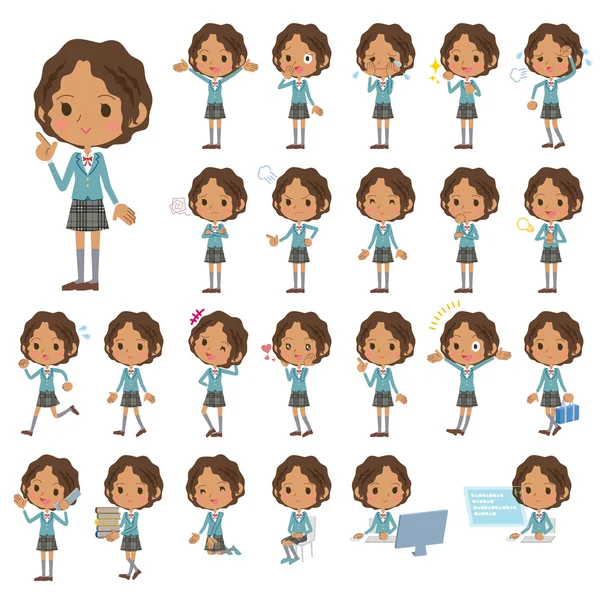 Siyah kız öğrenci Duraklat