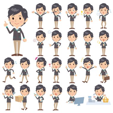 Marketten yeşil adamların resmi