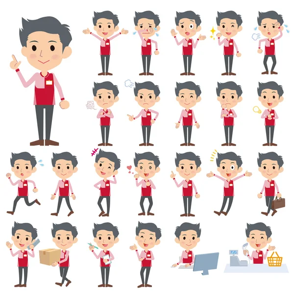 Market kırmızı erkek resmi