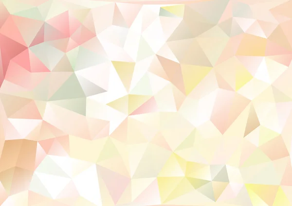 Kubisme achtergrond Pale roze en multicolor — Stockvector