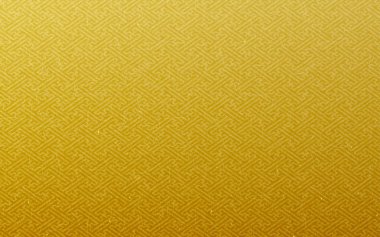 Kusursuz altın Japon deseni. Sayagata (anahtar fret deseni). Vektör verilerini düzenlemek kolay.