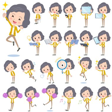 Sarı ceket orta kadın 2