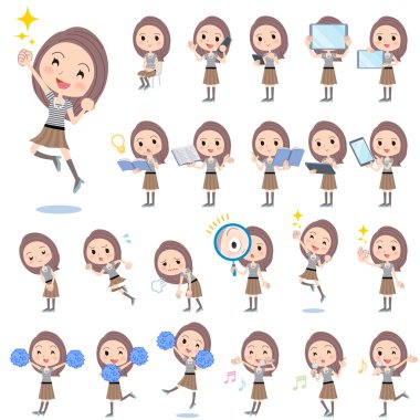 Uzun saç sınır T gömlek kadın 2