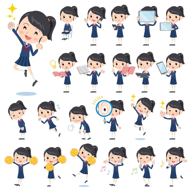 liseli kız denizci kıyafeti 2