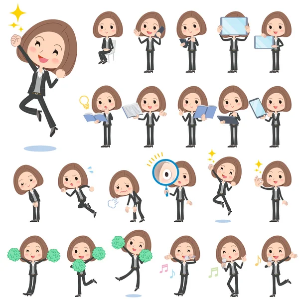 Siyah ceket pantolon iş kadını 2