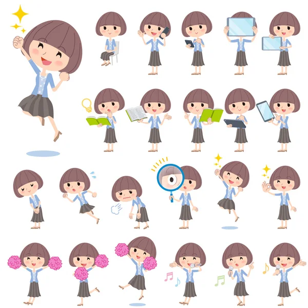 Saçlı mavi hırka kadın 2 püre