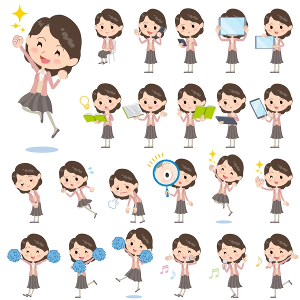 Pembe ceket orta kadın 2