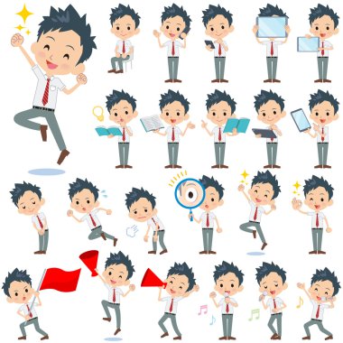 okul çocuğu beyaz shortsleeved gömlek 2