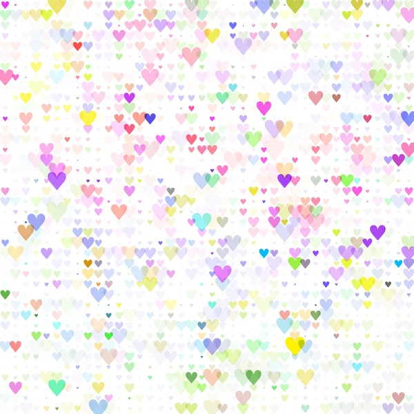 Dots colored heart — Stock Vector