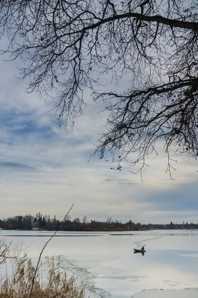 Озеро Снагова Взимку — стокове фото