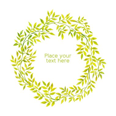 Suluboya çiçek fram