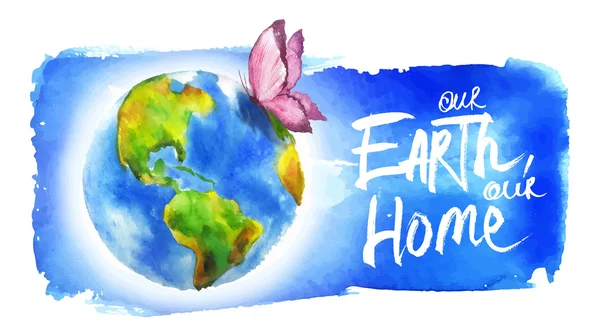 Banner för Earth Day — Stock vektor